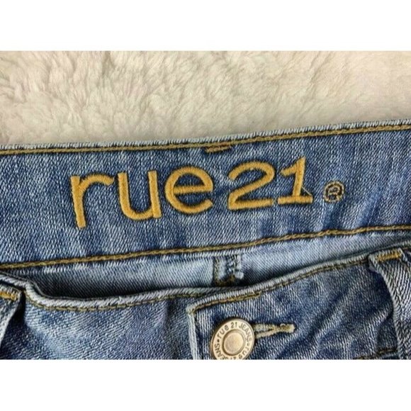 Rue 21 Size 7/8 Womens Jeans Medium Wash Stretch Skinny Ankle Low Rise D… - Picture 3 of 5